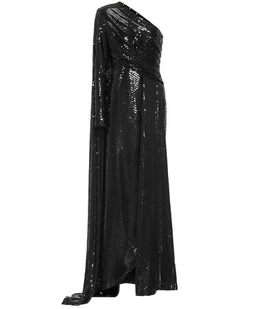 Sequined One-Shoulder Gown | Elie Saab - Mytheresa