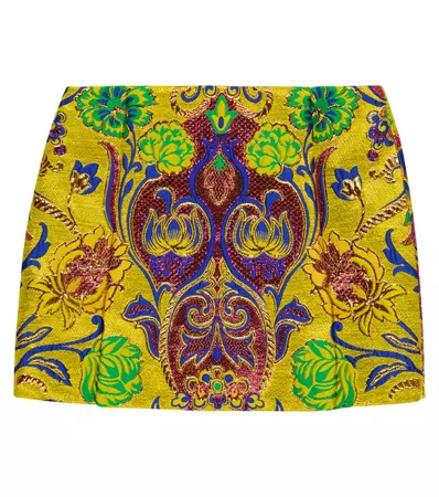 Floral Brocade Skirt in Multicoloured - Dolce Gabbana Kids | Mytheresa
