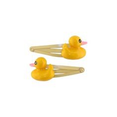 Duck Hair Clips found on Polyvore