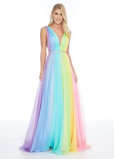 Rainbow Prom Dress