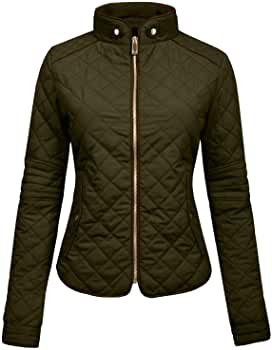 NE PEOPLE Womens Lightweight Quilted Zip Jacket, Small, NEWJ22BLACK at Amazon Women's Coats Shop