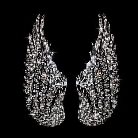 rhinestone wings