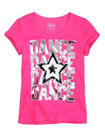 I love to dance and this total fits my style | Justice girls clothes, Girl outfits, Dance shirts