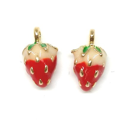 1950s strawberry earrings - Google Search