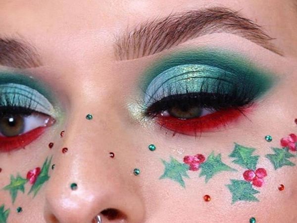 christmas makeup looks - Google Search