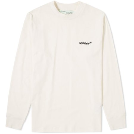 OFF-WHITE LONG SLEEVE OFF MOCK UP TEE