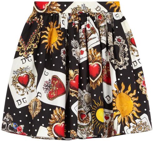 Dolce & Gabbana Mini Me printed skirt