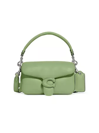 Shop COACH Pillow Tabby Leather Shoulder Bag | Saks Fifth Avenue