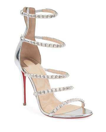 Christian Louboutin Forever Girl 100 Red Sole Sandals