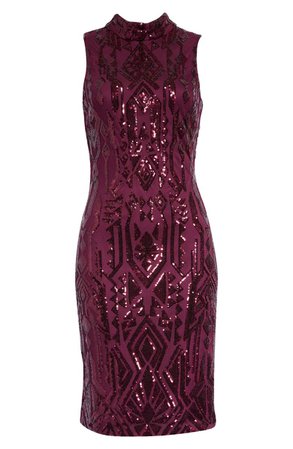 Vince Camuto Sequin Sheath Cocktail Dress | Nordstrom