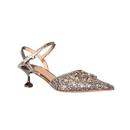JESSICABUURMAN – NELKO Diamante Glitter Sandals