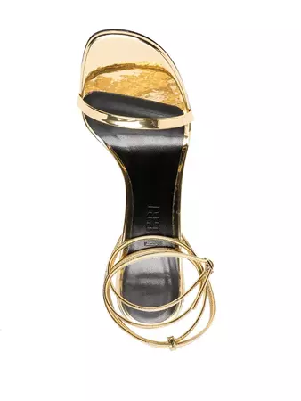 Pīferi 122mm Metallic ankle-strap Sandals - Farfetch