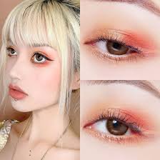 korean orange eye makeup - Google 검색