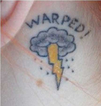 warped tattoo