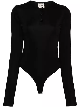 KHAITE Janelle long-sleeve Bodysuit - Farfetch