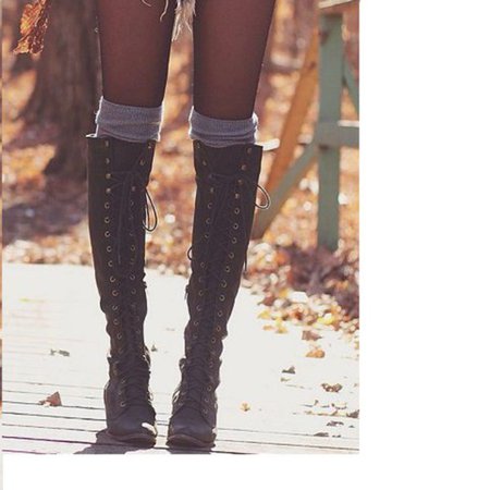 sdt36f-l-610x610-shoes-boots-high+knee-lace-brown-fall-winter-winter+boot-lace+knee+high+boots-combat+boots-knee+high-shorts-cool-edgy-girly.jpg (610×610)
