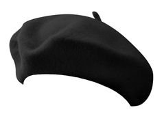 black felt beret