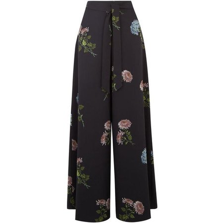 Natural History Museum floral print wide leg trou - House of Fraser