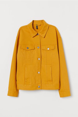 Denim jacket - Mustard yellow - | H&M GB