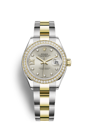 Rolex Lady-Datejust Watch: Yellow Rolesor - combination of Oystersteel and 18 ct yellow gold - M279383RBR-0004