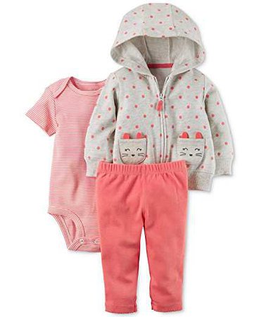 Amazon.com: Carter's Baby Girls' Cardigan Sets 121g778: Clothing