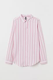 pink and white stripe button down womens - Google Search