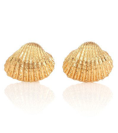 Concha Beach 22Kt Gold-Plated Earrings - TOHUM Design | mytheresa.com
