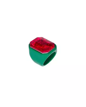 The Glam Rock Ring - Red and Green – Meghan Fabulous
