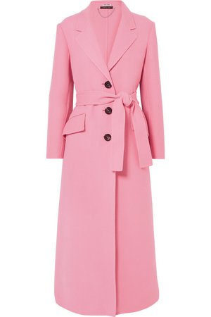 Miu Miu | Belted wool coat | NET-A-PORTER.COM
