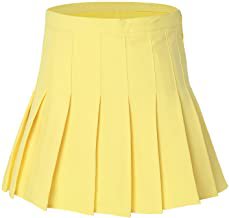 Pastel Yellow Tennis Skirt
