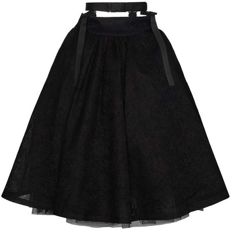 Shushu/Tong High Waisted A Line Skirt