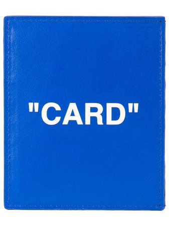 Off-White quote card holder £302 - Shop Online. Same Day Delivery in London