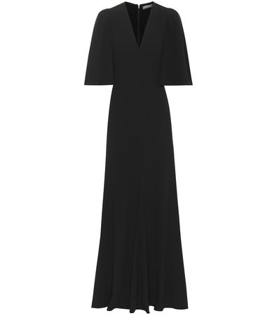 Alexander McQueen - Crêpe gown | Mytheresa