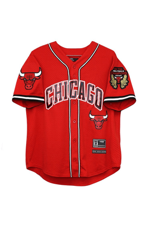 Men's Chicago Bulls Baseball Jersey