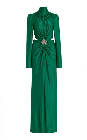 Bejeweled Jersey Gown By Paco Rabanne | Moda Operandi