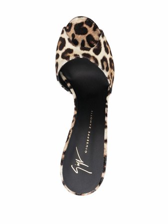 Giuseppe Zanotti leopard-print sandals - FARFETCH