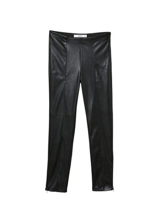 MANGO Seam-detail slim-fit trousers