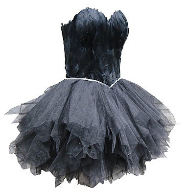 Black Swan Little Black Dress Elegant Dress Masquerade Women's Costume Black Vintage Cosplay Homecoming Sleeveless 7029554 2019 – $89.99