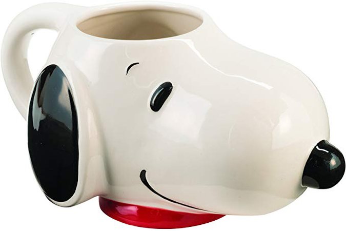 Peanuts Snoopy Sculpted Ceramic Mug: Amazon.ca: Home & Kitchen