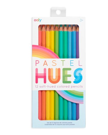 ooly pastel hues colored pencils set of 12 - Little