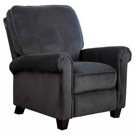 Dallon Fabric Recliner Club Chair - Charcoal - Christopher Knight Home : Target