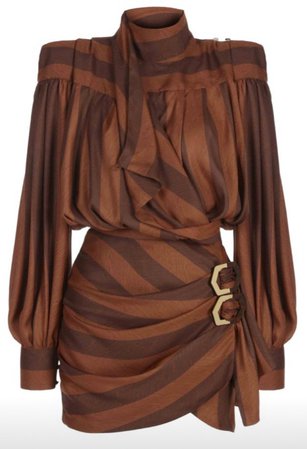 raisa vanessa brown dress