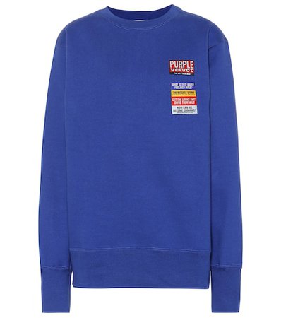 Lennox Patch cotton-blend sweater