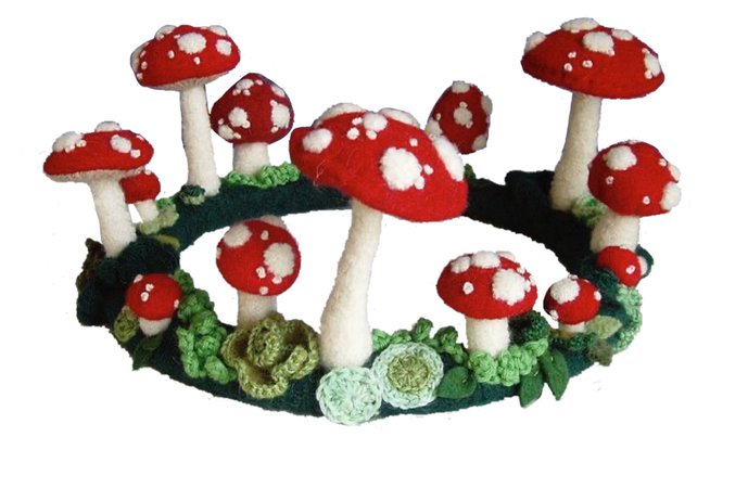 Wandering Lydia Muscaria Fairy Ring Crown
