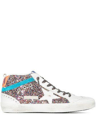 Golden Goose Mid-Star high-top Sneakers - Farfetch