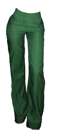 emerald green trousers
