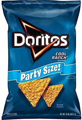 Amazon.com: Doritos, Cool Ranch Flavored Tortilla Chips Party Size, 15 oz
