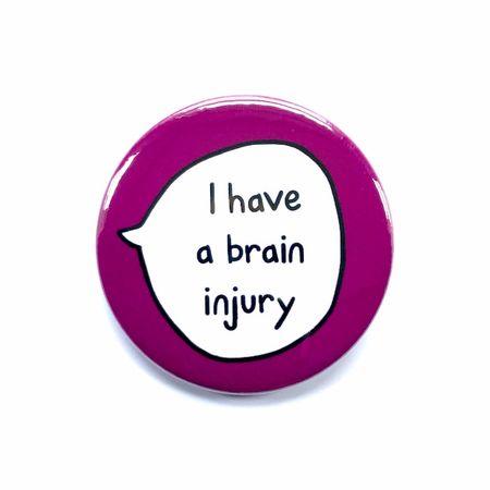 I have a brain injury || sootmegs.etsy.com