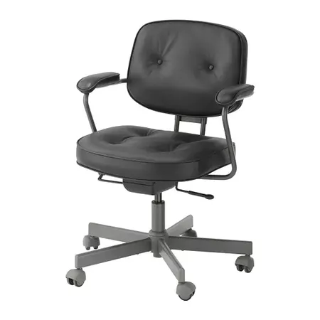 ALEFJÄLL Swivel chair - Glose black - IKEA