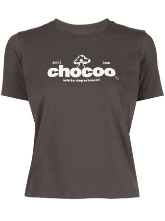 :CHOCOOLATE Logo Print T-shirt - Farfetch